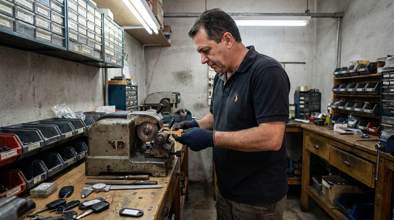 Chave automotiva com chip no Baú, Cuiabá‑MT