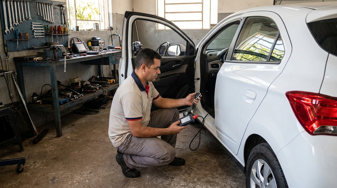 Conserto de chave controle no Tanque, Atibaia‑SP