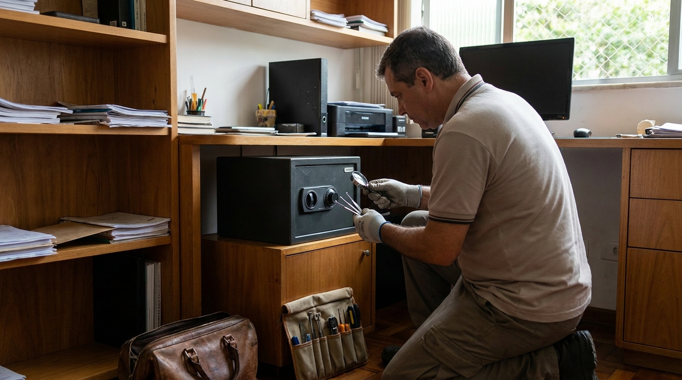 Reprogramação de senha de cofre em Ipatinga, Sorocaba‑SP